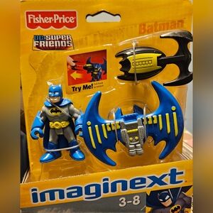 Fisher-Price Imaginext Batman Action Figure -DC Super Friends 2000